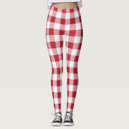 Klassische Gingham Checkered Style Leggings