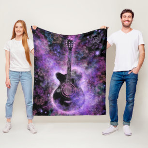 Klassische Gitarre Fleece Blanket
