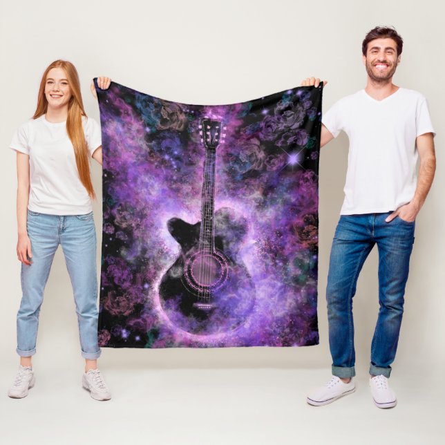 Klassische Gitarre Fleece Blanket (Beispiel)