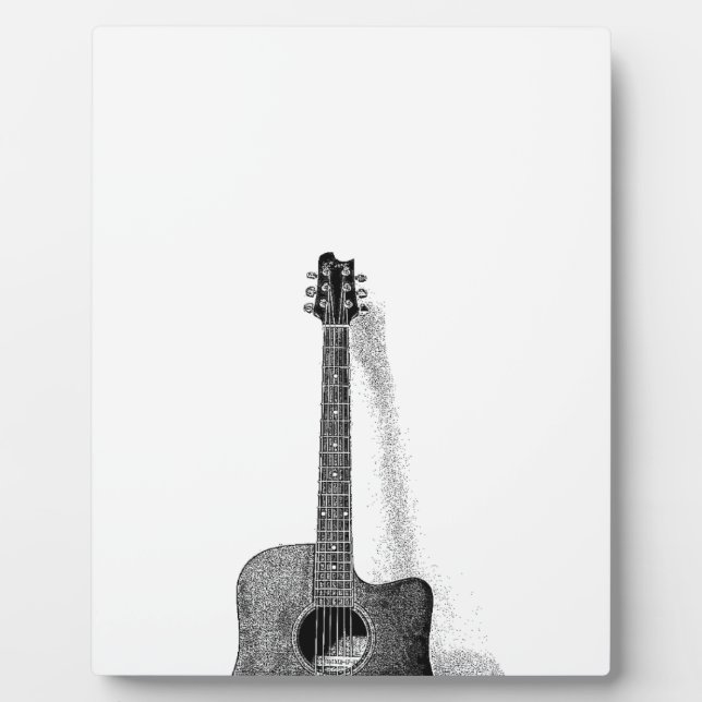 Klassische Gitarre Fotoplatte (Vorderseite)