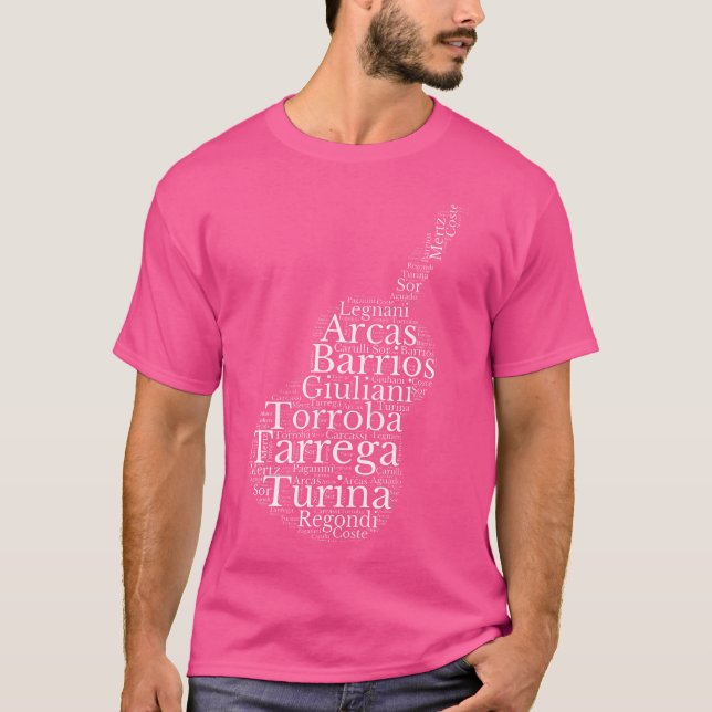 Klassische Gitarre T-Shirt (Vorderseite)