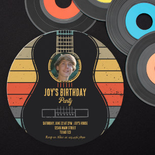 Klassische Gitarre zum Geburtstag Einladung