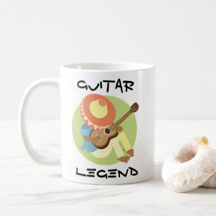 Klassische Gitarrenleder-Tasse Kaffeetasse
