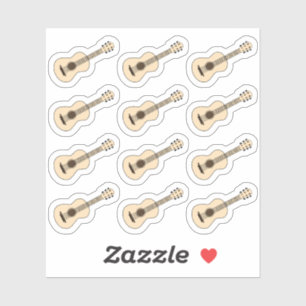 Klassische Gitarrenmusik Lesson Erinnerung Bujo Pl Aufkleber