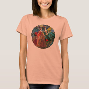 Klassische gothische Zwillinge Whimsical Schmetter T-Shirt