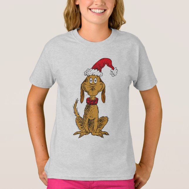 Klassische Grafik | Max. Weihnachtsmannmütze T-Shirt (Vorderseite)