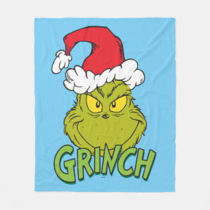 Klassische Grafik Naughty oder Nice Fleecedecke