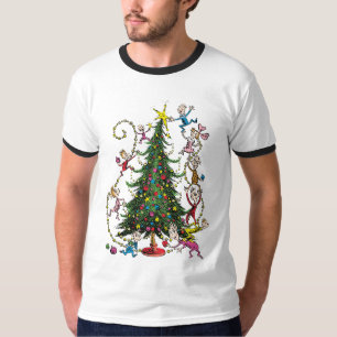 Klassische Grafik   Weihnachtsbaum T-Shirt
