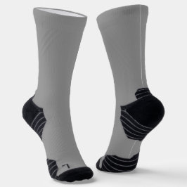 Klassische graue Farbsocken weich und stilvoll Socken