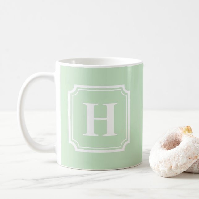 Klassische Grenzen | Mini Green Personalisiert Mon Kaffeetasse (Mit Donut)