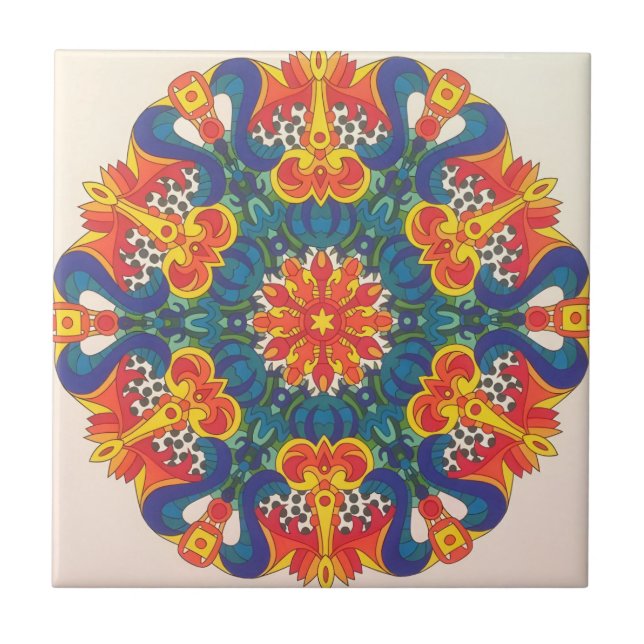 klassische griechische Fliesen (Vorderseite)