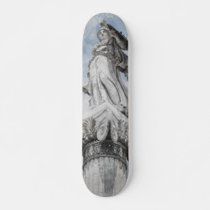 Klassische griechische Statue Athena Postkarte Skateboard