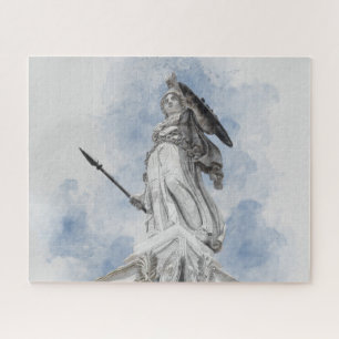 Klassische griechische Statue Athena Puzzle