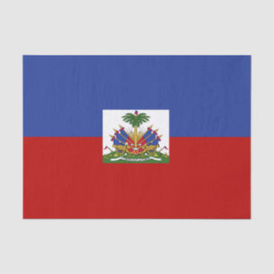 Klassische haitianische Flagge Seidenpapier