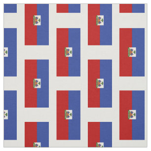 Klassische haitianische Flagge Stoff