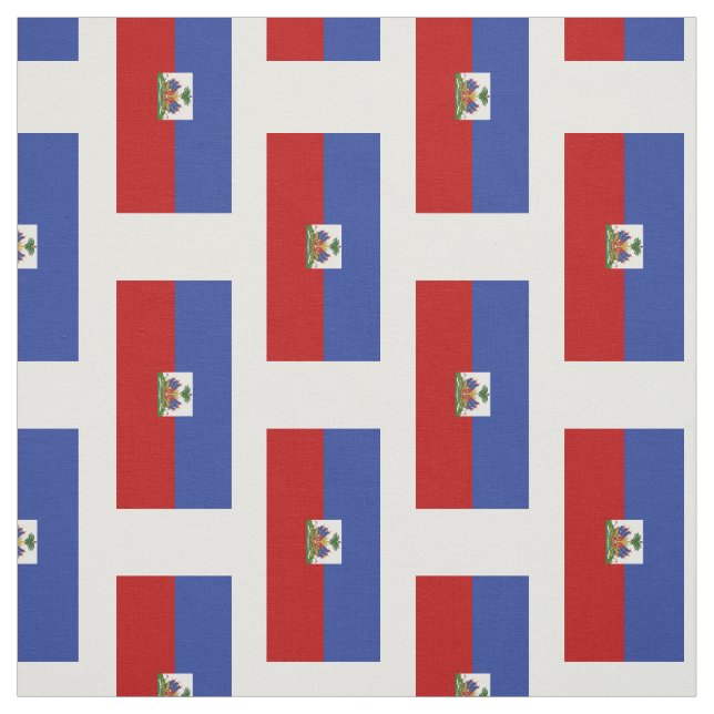 Klassische haitianische Flagge Stoff (Muster)
