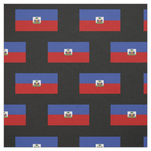 Klassische haitianische Flagge Stoff