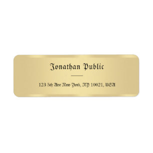 Klassische handgeschriebene Script-Imitate - Goldv