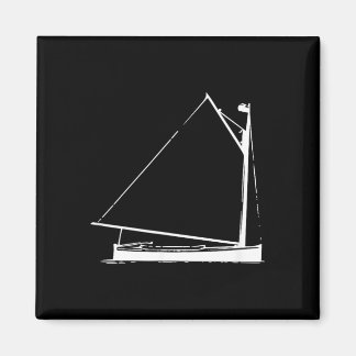 Klassische handgezeichnete Boot-Zeichnung eines Ka Magnet