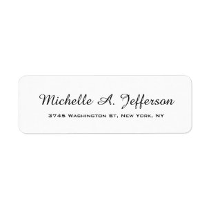 Klassische Handschrift Creative Trendy White