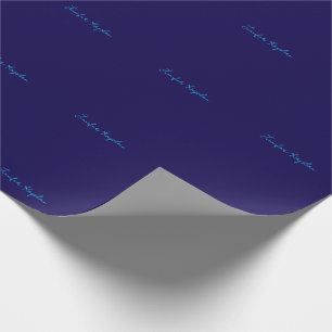 Klassische Handschrift Minimalistisch Professionel Geschenkpapier