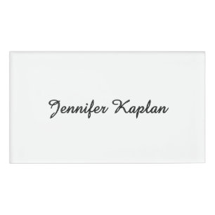 Klassische Handschrift Minimalistisch Professionel Namenschild