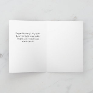 Klassische Happy Birthday-Karte Karte