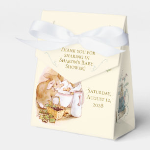 Klassische Hasen-Geschenkbox für Baby Shower Geschenkschachtel