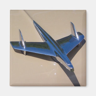 klassische Haubenverzierung mit beigh Hintergrund Magnet