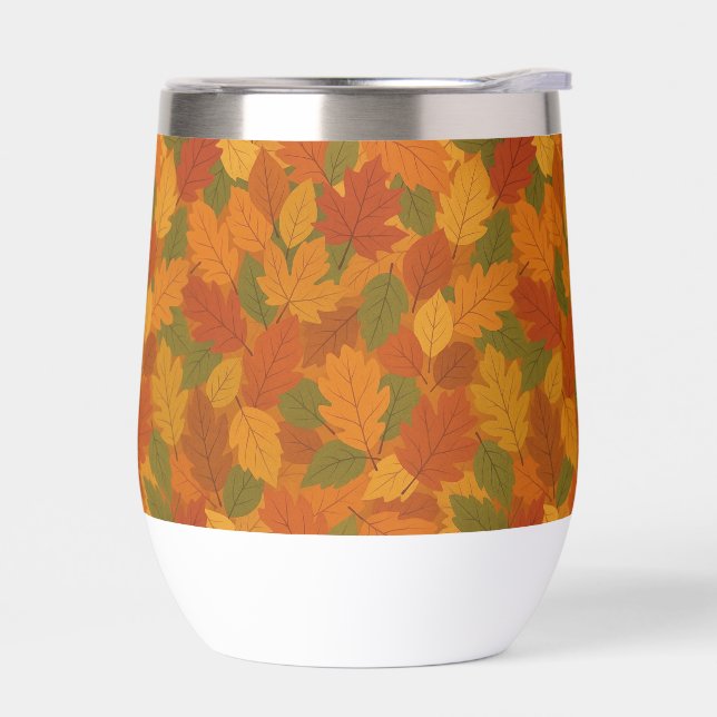 Klassische Herbstblätter gemustert (Links)