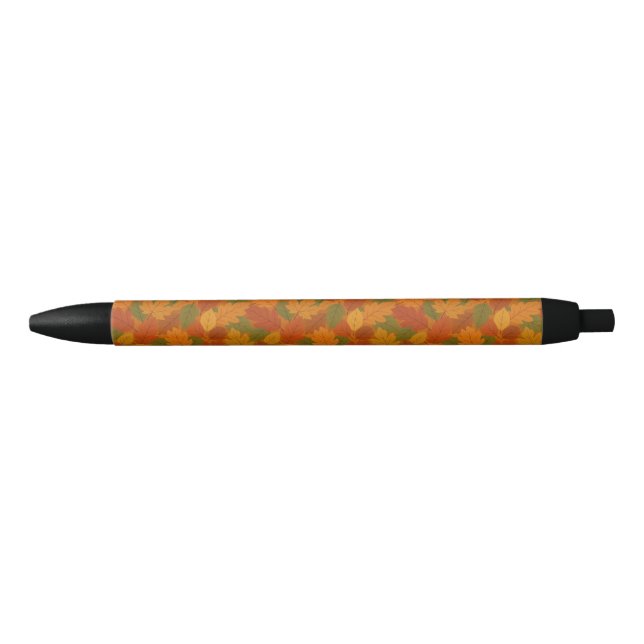 Klassische Herbstblätter gemustert  Kugelschreiber (Vorderseite)