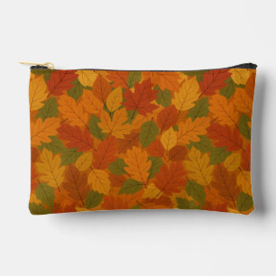 Klassische Herbstblätter gemustert Zubehörtasche
