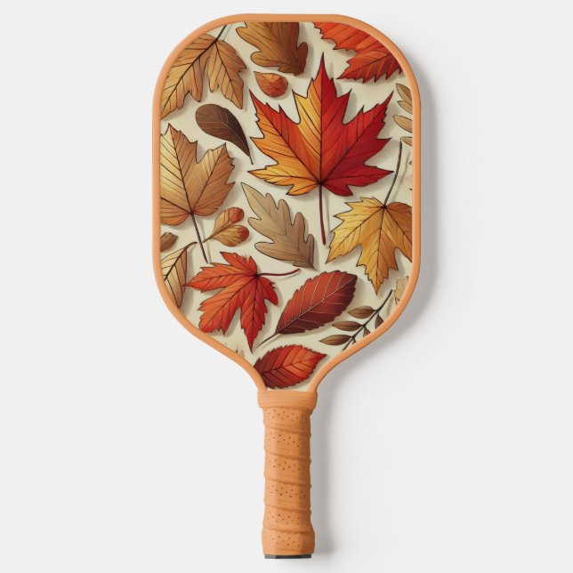 klassische Herbstblätter Pickleball Schläger (Vorderseite)