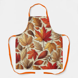 klassische Herbstblätter Schürze