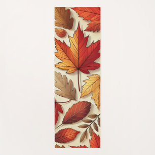 klassische Herbstblätter Yogamatte