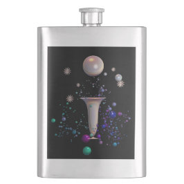 Klassische Hip Flasche aus kosmischer Symphonie Flachmann