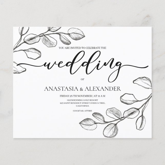 Klassische Hochzeit/Flyer Flyer (Vorne)