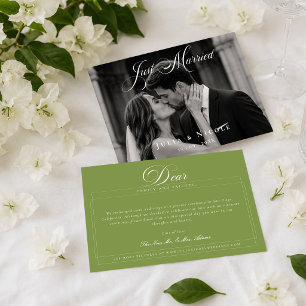 Klassische Hochzeitsfotos – Hochzeitsanzeigen Einladung