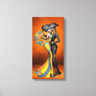Klassische Hochzeitsjubiläumsplakette – Elegantes Leinwanddruck