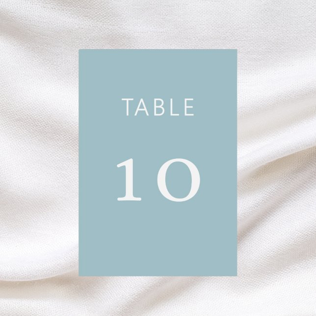Klassische Hochzeitskarte in dunkelblau Tischnummer (Von Creator hochgeladen)