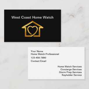 Klassische Homewatch- und Concierge-Dienste Visitenkarte