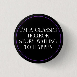 Klassische Horror-Geschichte Button