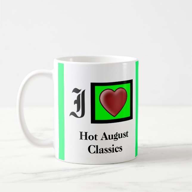 Klassische Hot-August Kaffeetasse (Links)