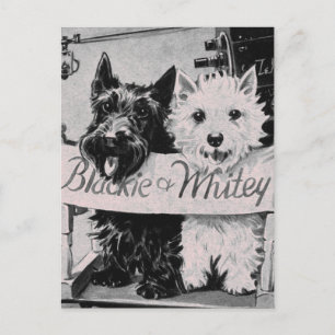 * Klassische Hübsche Poochies Rosa Postkarte *