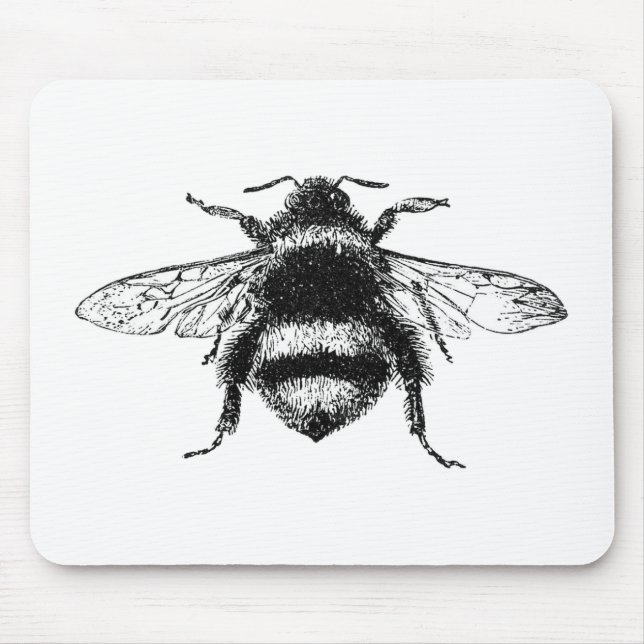Klassische Hummel Mousepad (Vorne)