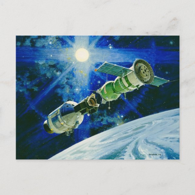 Klassische Illustrations-Postkarte Postkarte (Vorderseite)