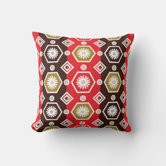 Klassische indonesische Batik: Pflanze Motif Elega Kissen