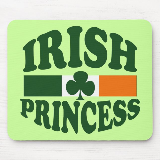 Klassische irische Prinzessin Mousepad (Vorne)