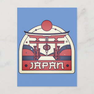 Klassische japanische Postkarte