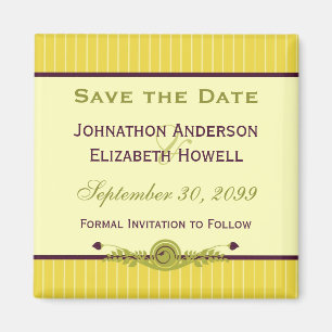 Klassische Jugendstil-Hochzeit rettet das Datum Magnet